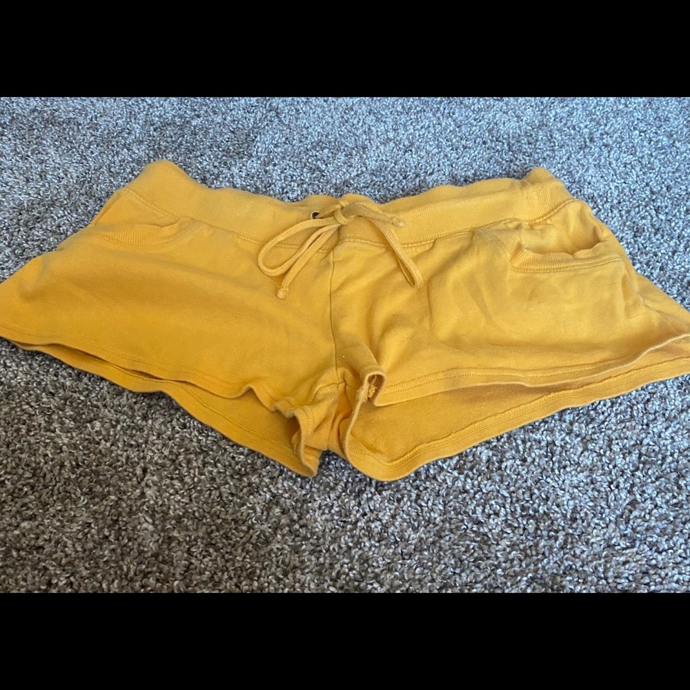 Yellow shorts